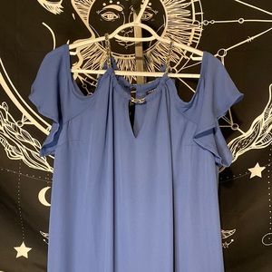 NWT Cold Shoulder Chained Blouse